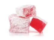 HOMEMADE ROSE TURKISH DELIGHT DOES NOT CONTAIN GELATINE 400GR FREE SHIPPING