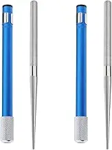 ECSiNG 2PCS Diamond Grinding Pen Portable Pocket Grinder Diamond Sharpener Telescopic Grindstone Sharpening Stone for Grinding Trimming Sawtooth