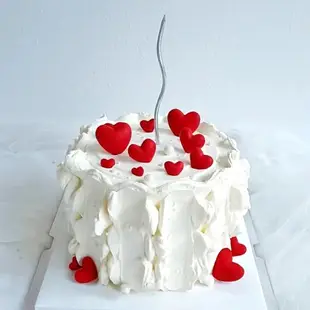 紅色愛心蛋糕裝飾插件情侶love表白心形擺件曲線蠟燭蛋糕紙杯裝扮
