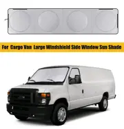 For Ford E-Transit E-250 Cargo Van Large Windshield Side Window Sun Shade Cover (for: Ford)