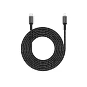 Microdia ExeCable Tweed PD60W USB-C to 8-Pin Charging Cable Cord 1.3m CHRCL