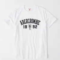 在飛比找蝦皮商城優惠-Abercrombie & Fitch 男裝 電繡 T恤 短