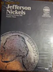#9039 WHITMAN FOLDER FOR Jefferson Nickel 1962-1995
