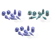 [Tabletop Tycoon] PolyHero Warrior 8 Dice Set - Ghost Knight
