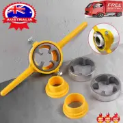 6-Piece Set Water Pipe Supplies Pipe Threading Machine Plastic Pipe Screw Die AU