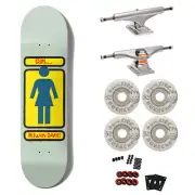 Girl Premium Skateboard with Indy Trucks, Spitfire Wheels 8.5" Davis Hand Shake
