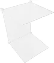 TOGEVAL Removable Desk Divider Board Transparent Protective Sneeze Guard for Students Office for Dining Tables Study Areas Enhance Privacy Safety