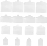 KALLORY 40pcs Document Bag Storage Bag File Pockets for Office School Student Binder Folders File Protectors
