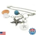Starfish Rear View Mirror Car Charm - Essential Oil Crystal Car Diffuser - Ar