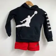 NIKE Kids' Jordan Boys' Jumpman By Speckle Hoodie & Short Set Size 4 NWT