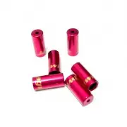 gobike88 Jagwire Ferrule Open End Caps, 4mm, 6 pieces, Red, A37