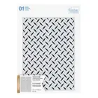 Couture Creations Stamp - Checkerplate Background 5x7 (1pc)