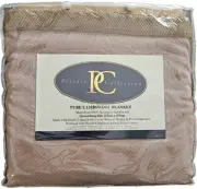 Private Collection Astoria Coffee QUEEN /KING Australian Lamb’s Wool Blanket