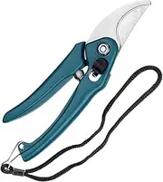 Pruning Shears - Handheld Gardening Scissors | Comfortable Safety Locking Cut Gardening Tools For Flowers Bonsai Trees Small Branches Fruits Vegetables General Tasks