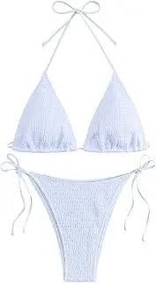 [kowaku] Two Piece Swimsuit Tankini Female Swimming Suit for SPA Vacation Swimming Pool
