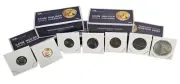 250 Assorted 2x2 Coin Flips Penny Dime Nickel Quarters Half Dollars Morgans Etc.