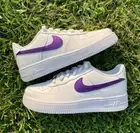 Nike Air Force 1 Prince Purple Pearlescent White Custom Shoes Mens Womens Kids