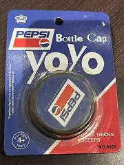 Pepsi Cola Yoyo On Card & Retro Pepsi Sticker