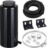 EVIL ENERGY Coolant Overflow Tank, Radiator Overflow Bottle 800ml Aluminum Universal Black