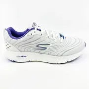 Skechers Go Run 8 Bionic White Lavender Womens Size 8.5 Hyper Burst Sneakers