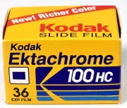 KODAK Ektachrome 100HC 36 Exp 35mm Color Slide Film Expiration 08/1990, NOS