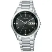 Citizen Exceed AT6030-51E Black Dial Titanium Men's Watch + Free Post