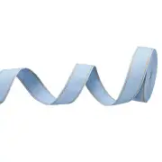 1" Denim Ribbon, 1 Roll 5.5 Yard Craft Strip, Light Blue