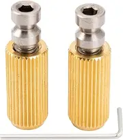 Wilkinson WVP Tremolo Bridge Mounting Insert and Stud, Original Color (Set of 2)