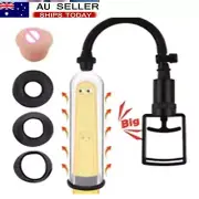 Vacuum Penis Stretcher Pump For Male Penis Enlarger Growth Donuts Sleeve BDSM