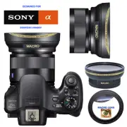 HD 16K ULTRA WIDE ANGLE LENS + MACRO LENS FOR Sony Cyber-shot DSC-HX400V Camera