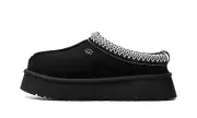 UGG Tazz Black Suede Platform Clog Slippers Women's. New Free Same Day Ship!