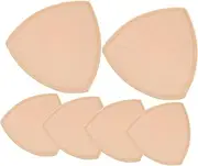 Hohopeti 3 Pair Bra Pads Removable Full Bust Enhancement Swimwear Lingerie Inserts Soft Breathable Sponge Hip Enhancer