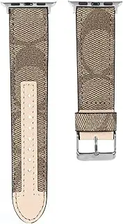 [YiGuoTech] Designer Band Compatible with Apple Watch Band 38mm 40mm 41mm /42mm 44mm 45mm Men and Women, Luxury Genuine Leather Replacement Wristbands Strap for iWatch Apple Watch Series 7/6/5/4/3/2/1/SE