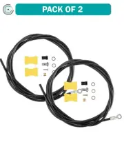 Pack of 2 Shimano SM-BH90-SBM High Pressure Disc Brake Hose Kits, 2000mm, Black