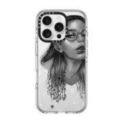 iPhone 16 Pro Clear Case MagSafe Compatible Taurus Babe