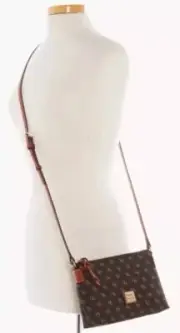 Dooney & Bourke Gretta Rosie Crossbody Brown Tmoro Color