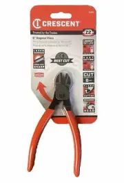 NEW! Crescent Tools 6” Diagonal Cut Pliers Z2 Series Rubber Grip Z5426
