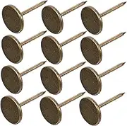 LIFKICH 100Pcs Vintage Flat Thumb Tacks Heavy Duty Decorative Upholstery Tacks for Home and Office Use Furniture Tacks for Versatile Applications