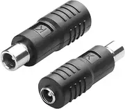 YAODHAOD DC5521 to DC8020 Adapter, DC5521 5.5mm x 2.1mm Female to DC8020 Male Adapter Compatible with Jackery for Solar Panel RV Portable Power Station Solar Generator (Pack of 2)