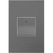Legrand adorne 15A 1 or 3-Way Paddle Switch with Matching Wall Plate, Magnesi...