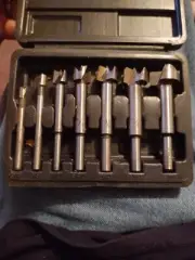 #64... Handyman Club of America 7pc. Forstner Router Set DRILL TOOL 1/4” to 1”