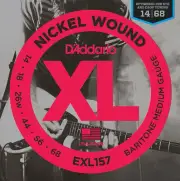 10 Sets D'Addario EXL157 Nickel Wound Baritone Medium 14-68 Bari Guitar Strings