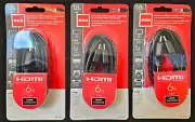 RCA Standard HDMI 6' 3 Pack