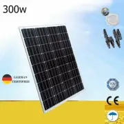 12V 300W Portable Solar Panel Mono Home Caravan Camping Power Charging Battery