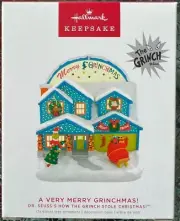 2022 Hallmark Keepsake Dr. Seuss A Very Merry Grinchmas Christmas Ornament NIB!
