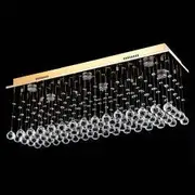 Lampada Scatola 6 Light Premium Crystal Ceiling Light - Gold