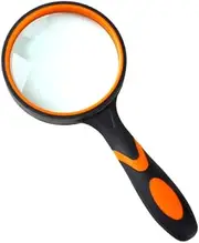 Tofficu 1pc Handheld Magnifying Loupe for Reading Coins Stamps and Jewelry Design for Easy Observation and Clarity