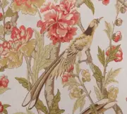 4 Drapes Scalamandre Imperial Songbird Devon , one of a Kind Special Find