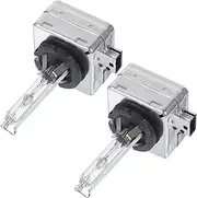 ULTECHNOVO Direct Replacement Xenon Light Bulb Pair for Car Headlight Low Power Consumption
