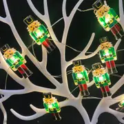2M Christmas Party LED String Lights Walnut Soldier Copper Wire Light String
